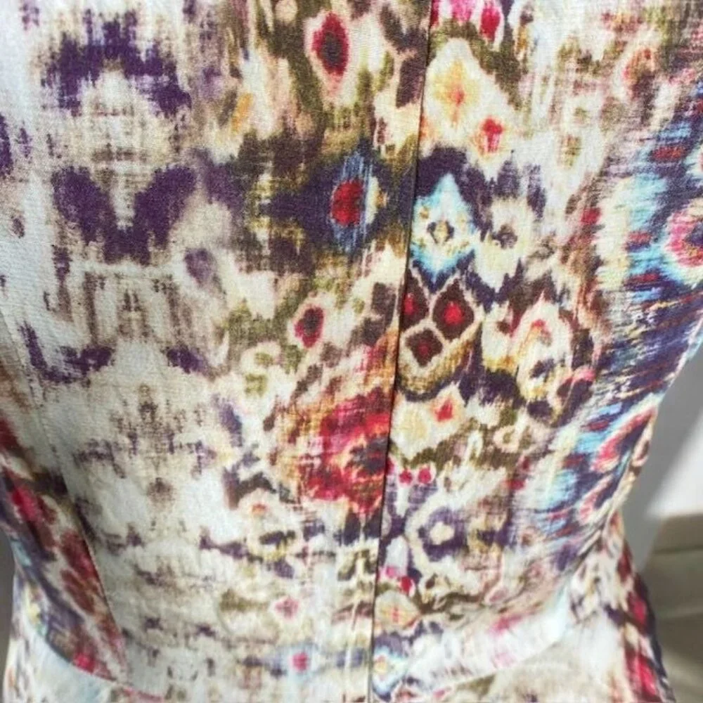 Lavender Brown Mini Fit and Flare Dress Multicolor, Size X-Small - Picture 12 of 16